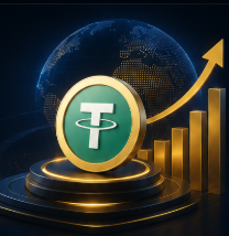 USDT investment growth illustration